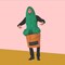 Funny Happy Cactus Adult Costume Tunic for Halloween Parties and Events